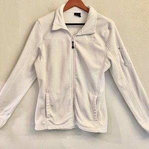 Polar Edge Size L  Women's Pink Front Zip‎ Fleece Jacket W/ 2 Front Pockets